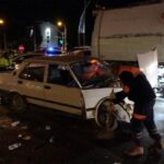 Malatya’da iki aracın karıştığı kazada ortalık savaş alanına döndü! 4 yaralı