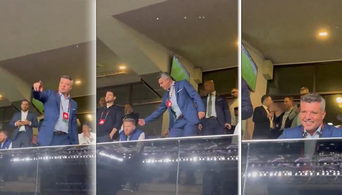 Fenerbahçe’de Başkan Sadettin Saran Nice maçı sırasında taraftarla Devin Özek sohbeti yaptı! Bu anlar sosyal medyada gündem oldu…