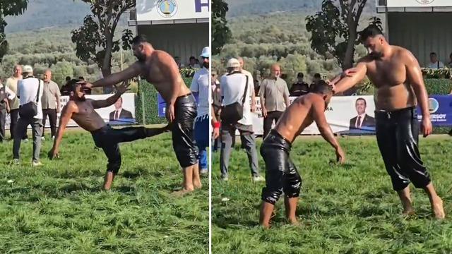 Sosyal medya onları konuşuyor! Kendisinden 2 kat büyük rakibine kafa tuttu