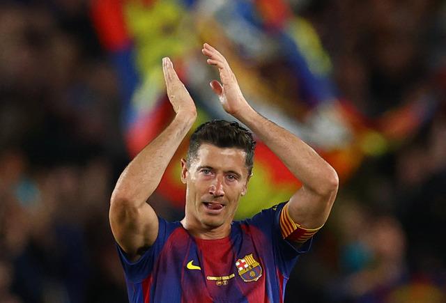 Lewandowski, Barcelona’ya böyle veda etti