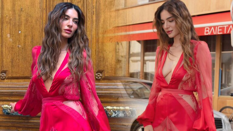 Melisa Aslı Pamuk cesur seçimiyle sosyal medyayı ikiye böldü! Göğsünün yarısı açıkta kaldı
